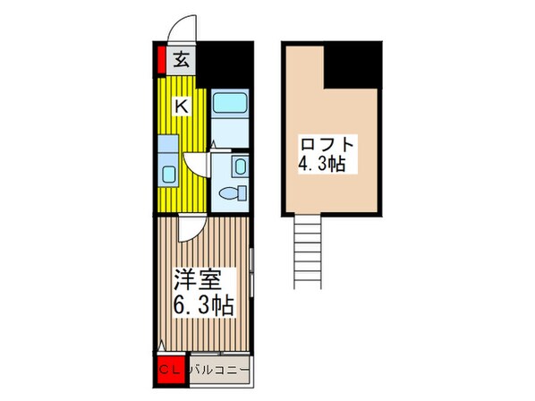 コンパ－メントハウス川口元郷の物件間取画像